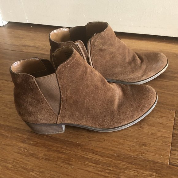 kensie suede booties